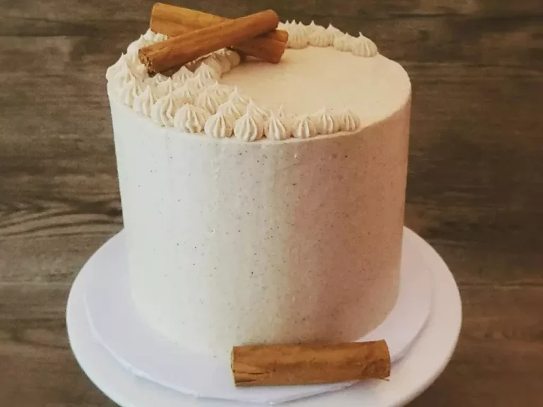 Gluten-Free dairy free chai spice cake with Russian Buttercream.