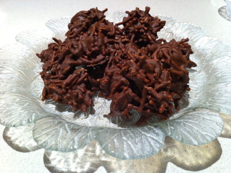 Chocolate spiders