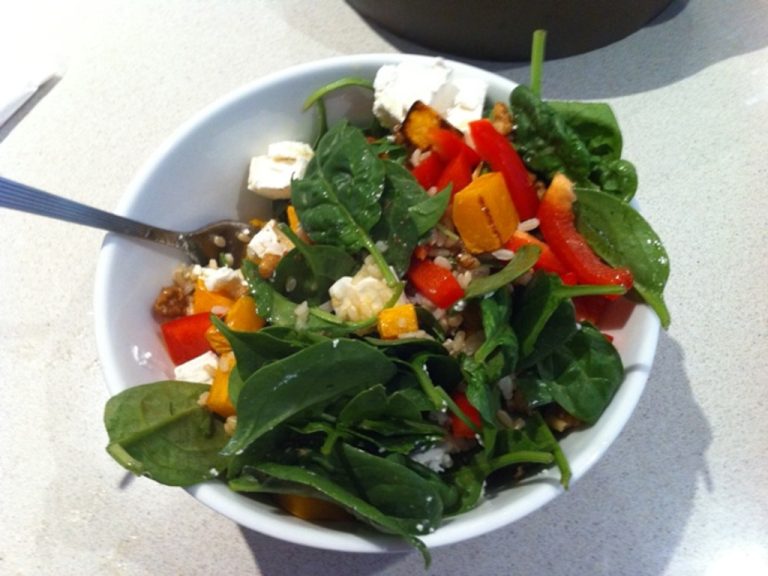 Brown Rice Salad from Susie Burrell’s book ‘Losing the last 5kg’