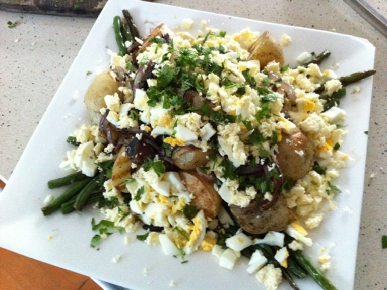 Recipe: Grilled asparagus and potato salad